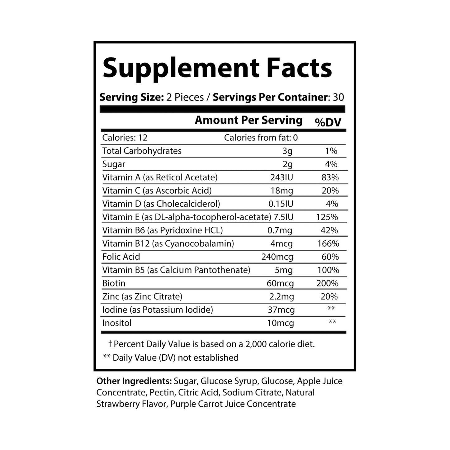 Multivitamin Gummies for Adults